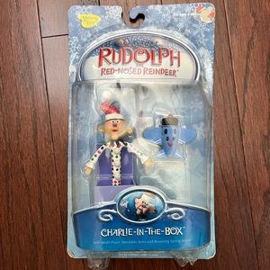 New in package Rudolph Charlie in the box figurine